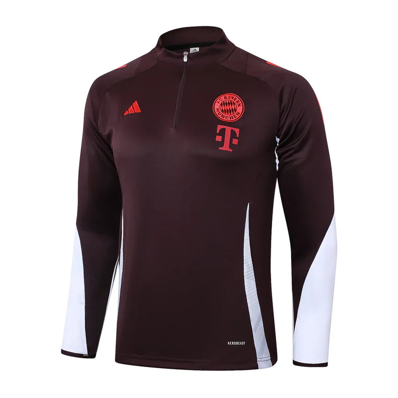 Conjunto de Treino Bayern de Munich 24/25 Vinho - Adidas