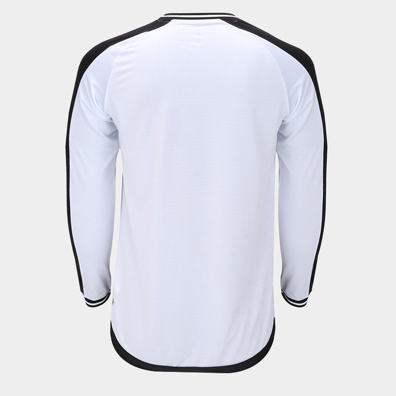 Camisa Vasco Manga Longa 24/25 Away Kappa Masculino Torcedor - Branca