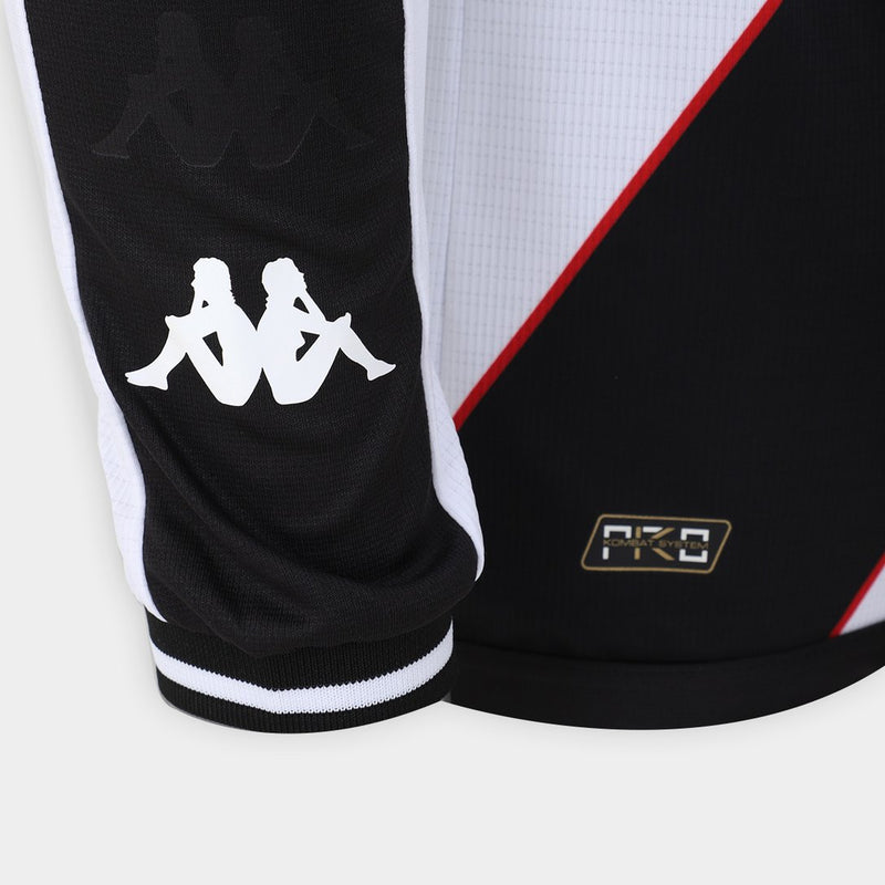 Camisa Vasco Manga Longa 24/25 Away Kappa Masculino Torcedor - Branca