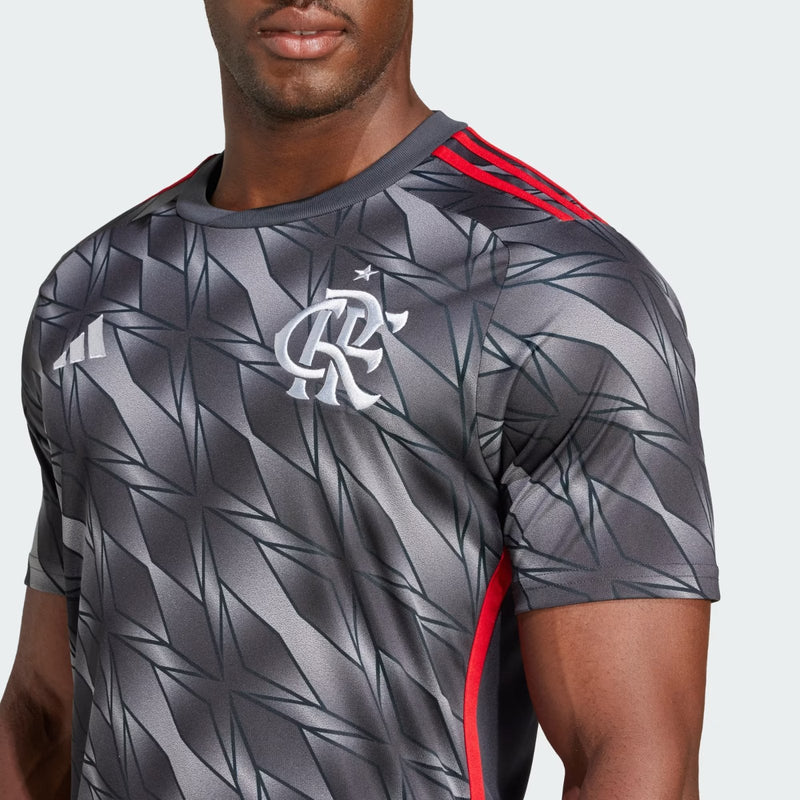 Camisa Flamengo Third 24/25 Torcedor - Vermelha e Preta