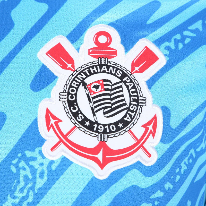 Camisa Corinthians 24/25 Goleiro Nike Masculino  - Azul
