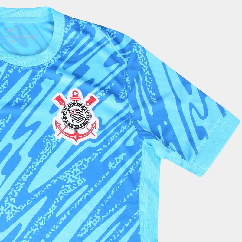 Camisa Corinthians 24/25 Goleiro Nike Masculino  - Azul