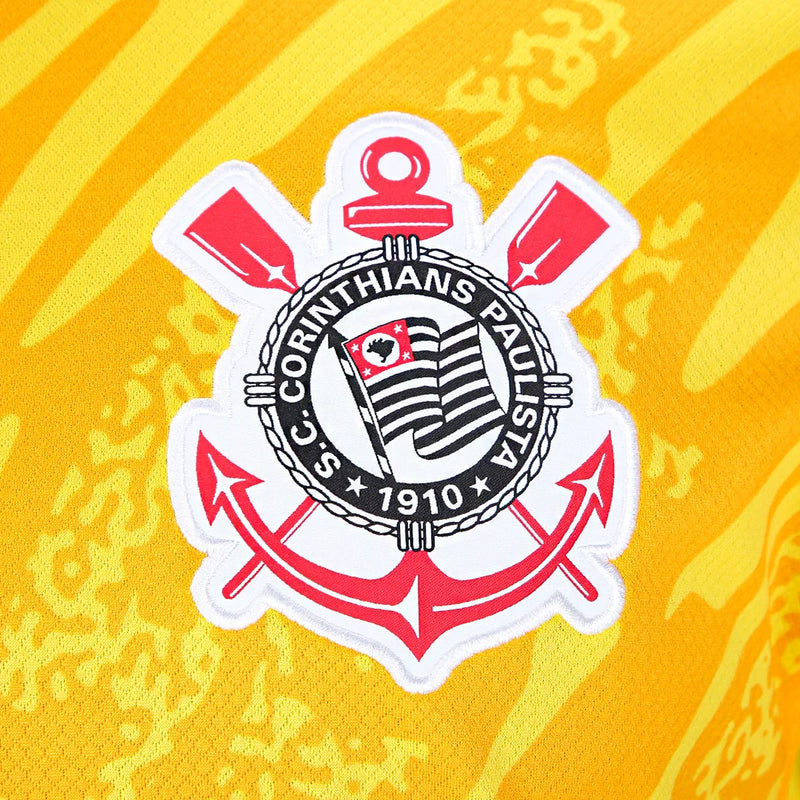 Camisa Corinthians 24/25 Goleiro Nike Masculino  - Amarelo