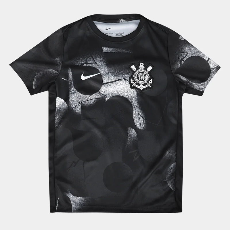 Camisa Corinthians 25/26 Pré-jogo Nike Masculino  - Preto