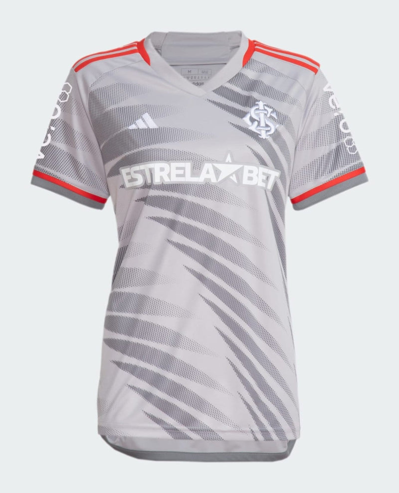 Camisa Feminina Internacional 24/25 Third Adidas - Cinza