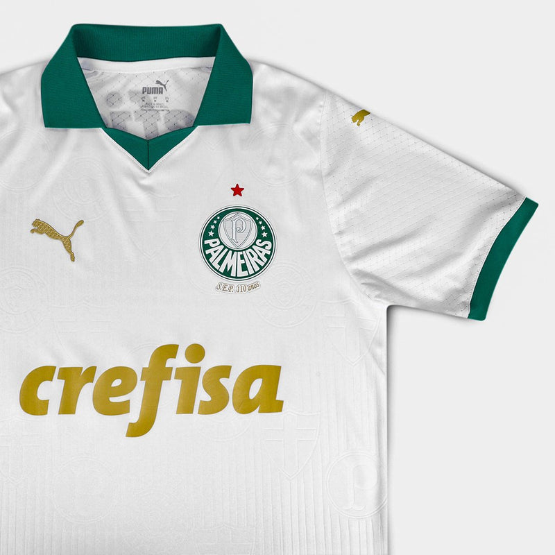 Camisa Palmeiras Away 24/25 s/n° Puma Jogador Masculino - Branco