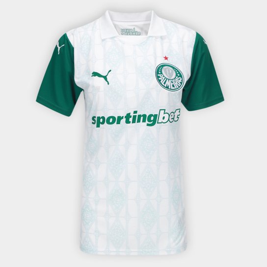 Camisa Palmeiras 25/26 Away Puma Feminina Torcedor - Branca