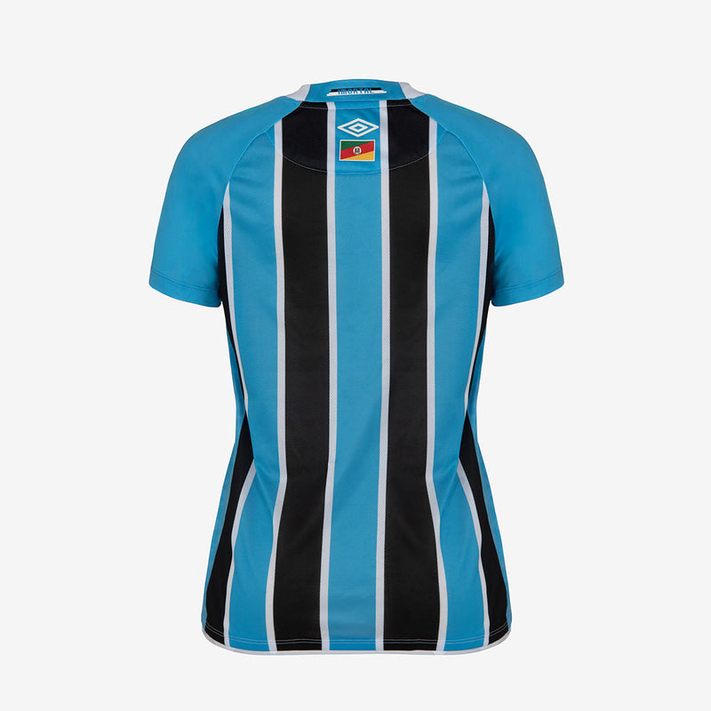Camisa Grêmio Home 25/26 Umbro Torcedor Feminina - Tricolor