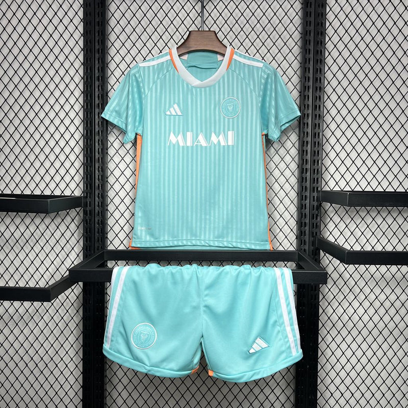 Kit Infantil Inter Miami Third 24/25 - Adidas - Azul