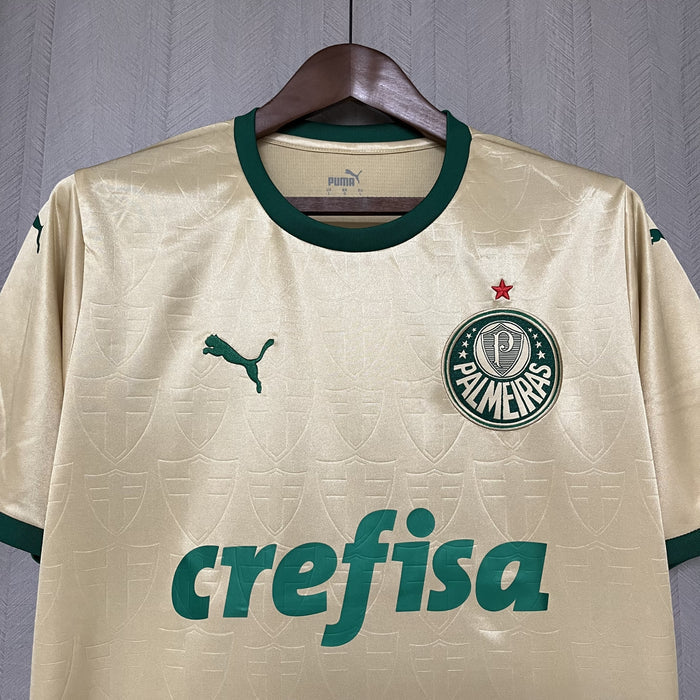 Camisa Palmeiras 24/25 Third Puma Feminina Torcedor - Dourada