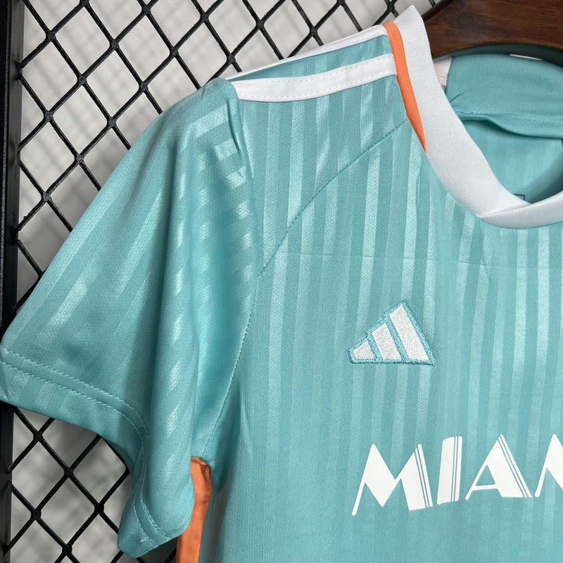 Kit Infantil Inter Miami Third 24/25 - Adidas - Azul