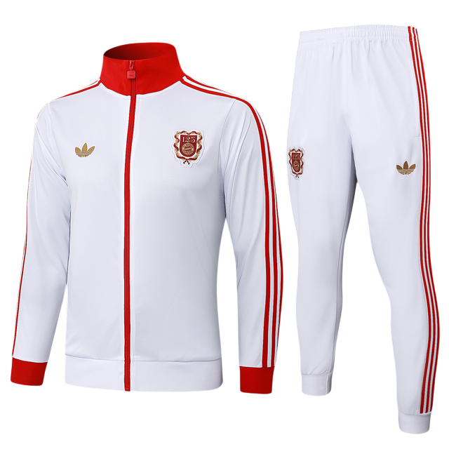 Conjunto de Treino Bayern de Munich Especial 125 25/26  Branco e Vermelho - Adidas