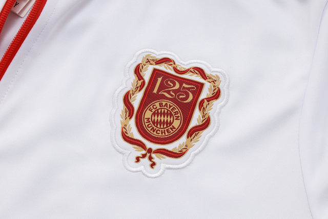 Conjunto de Treino Bayern de Munich Especial 125 25/26  Branco e Vermelho - Adidas