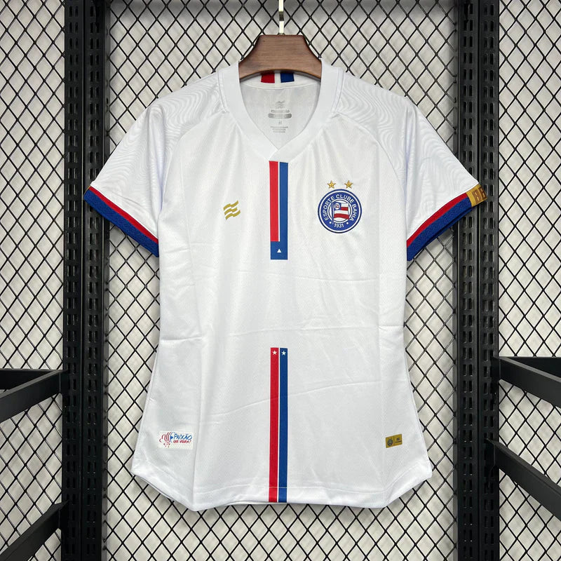 Camisa Bahia Home 24/25 Torcedor Feminina - Branco