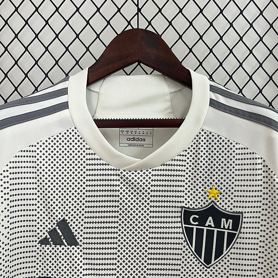 Camisa Atletico Mineiro Away 24/25 Adidas Torcedor Masculina - Branca e Preta