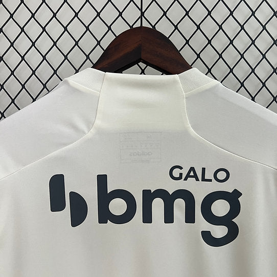 Camisa Atletico Mineiro Away 24/25 Adidas Torcedor Masculina - Branca e Preta
