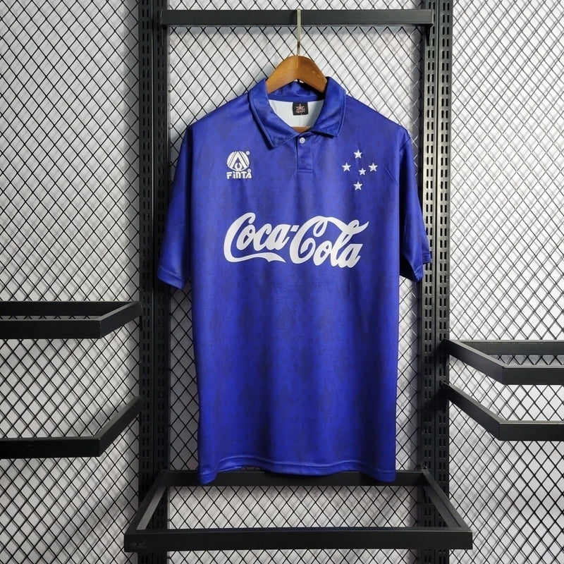 Camisa Cruzeiro Retrô 1993/94 Azul Escuro - Finta