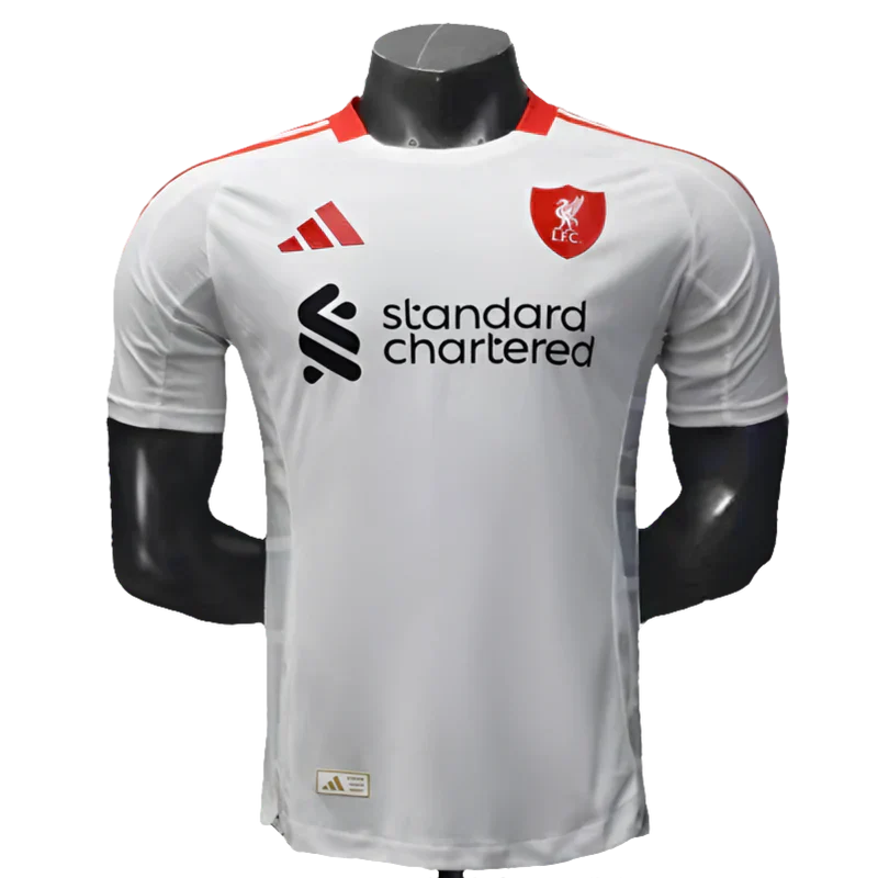 Camisa Liverpool Away 25/26 s/n Adidas Jogador Masculino - Vermelho (Cópia)