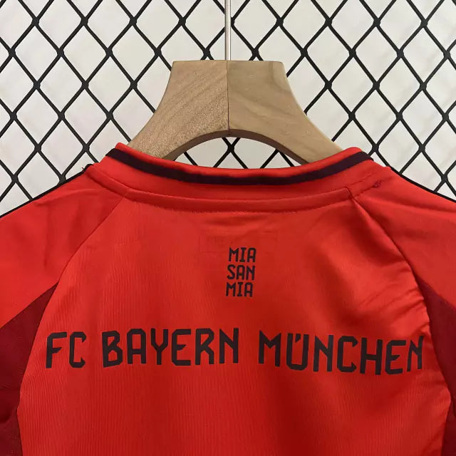 Conjunto Infantil Bayern de Munique 24/25 Home Adidas - Vermelho