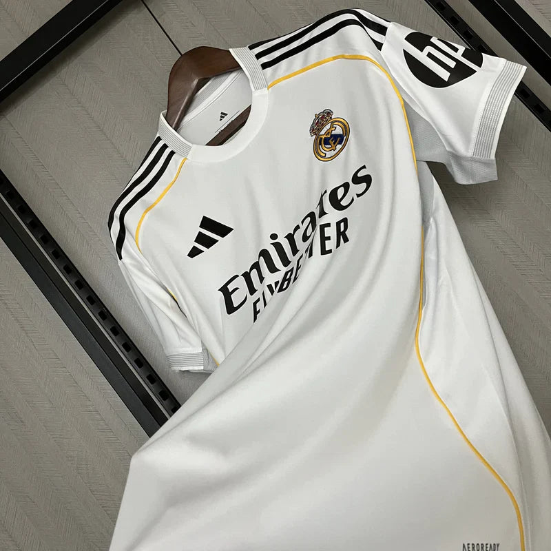 Camisa Real Madrid Home 25/26 s/n° Torcedor Masculino - Branco