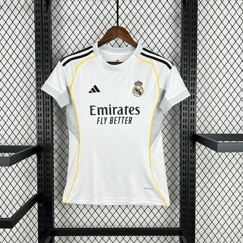 Camisa Real Madrid Home 25/26 s/n° Torcedor Feminina - Branco