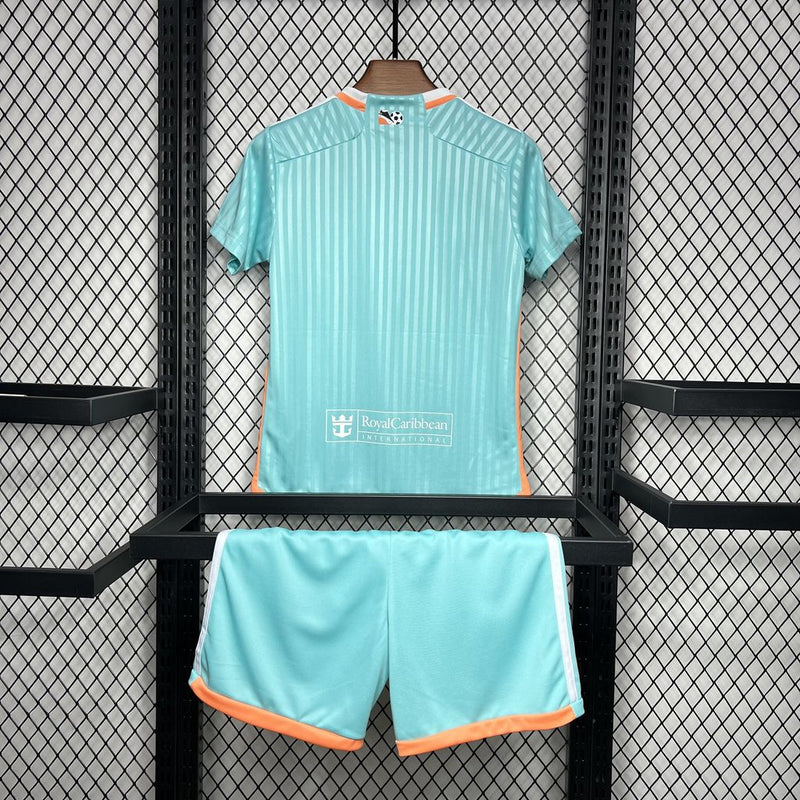 Kit Infantil Inter Miami Third 24/25 - Adidas - Azul