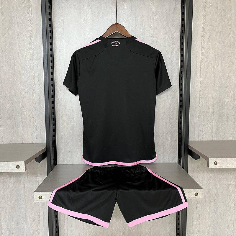 Kit Infantil Inter Miami Away 24/25 - Adidas - Preto
