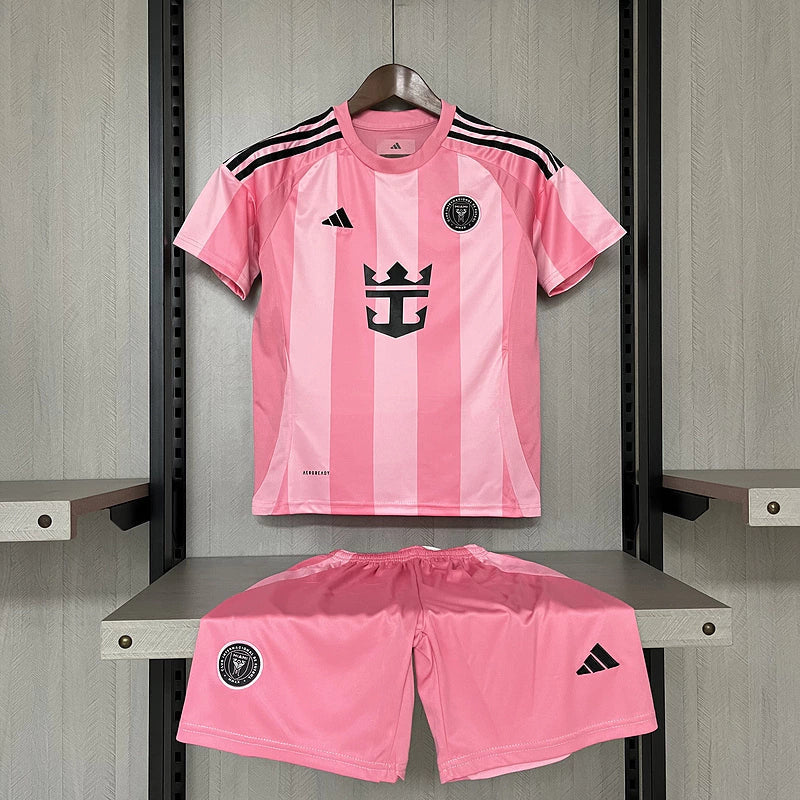Kit Infantil Inter Miami Home 25/26 - Adidas - Rosa