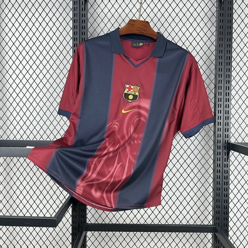 Camisa Barcelona Cactus Jack Home 2000/01 Retrô