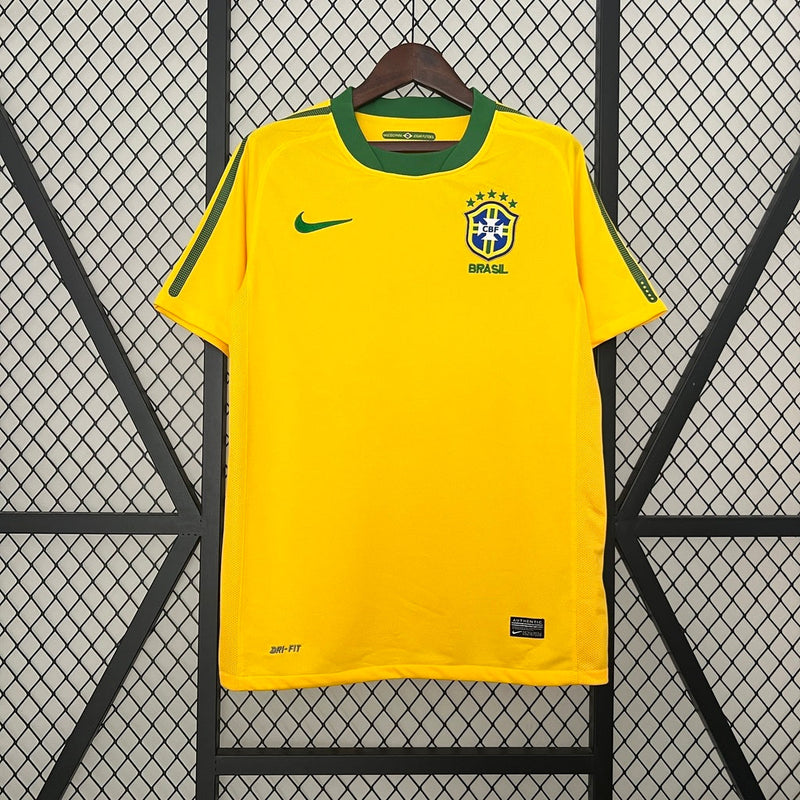 Camisa Retrô Seleção Brasil 2010 Home Copa do Mundo