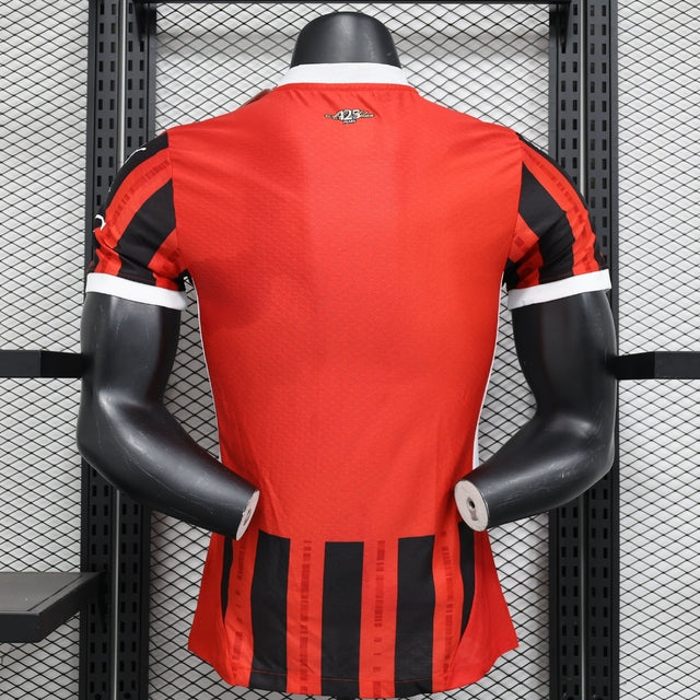 Camisa AC Milan Home 2024/25 s/n° Jogador Puma Masculino - Vermelho e Preto