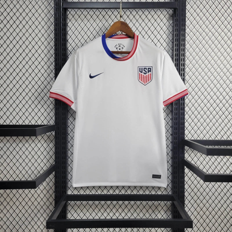 Camisa Seleção Estados Unidos 24/25 - Home - Branco