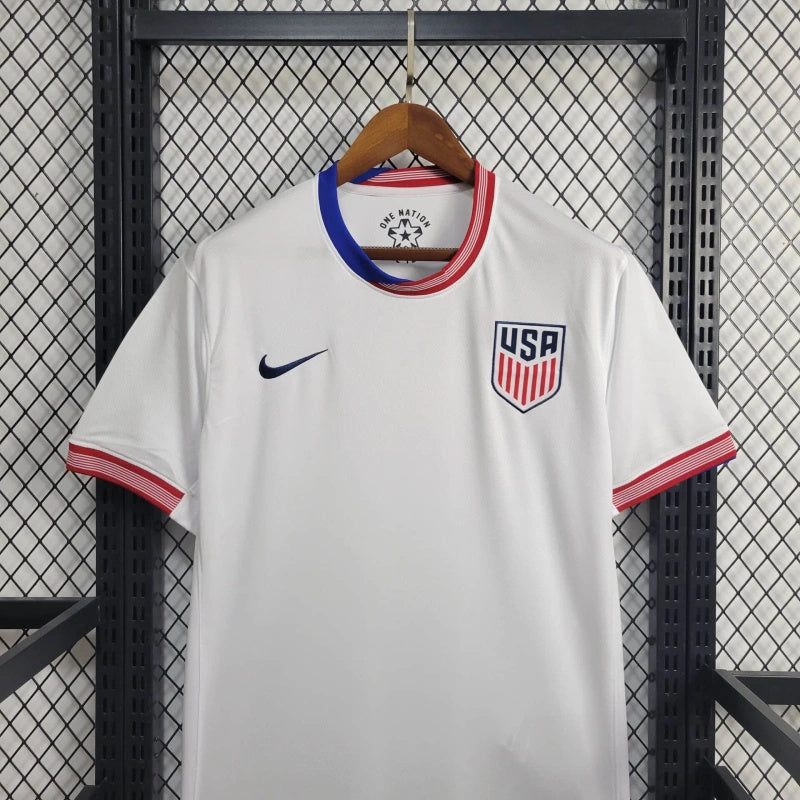 Camisa Seleção Estados Unidos 24/25 - Home - Branco