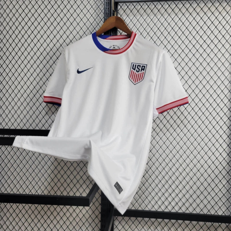 Camisa Seleção Estados Unidos 24/25 - Home - Branco