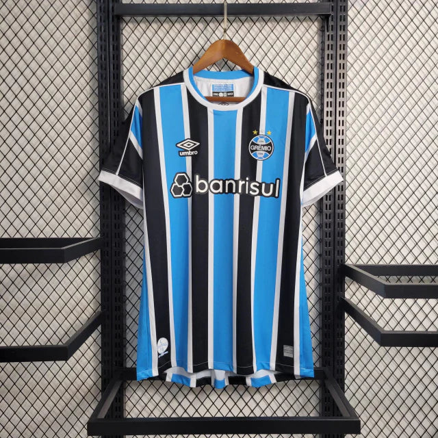 Camisa Grêmio Home 23/24 Umbro Torcedor Masculino - Tricolor