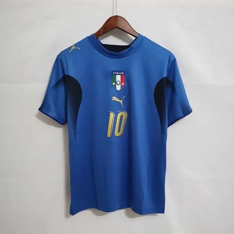 Camisa Seleção Itália Retrô I 2006 Torcedor Puma Masculina - Azul