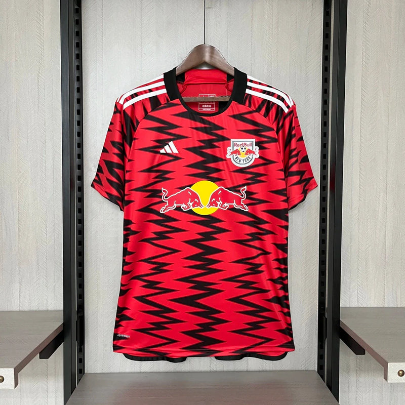 Camisa New York Red Bulls 24/25 Away Adidas Torcedor - Vermelha