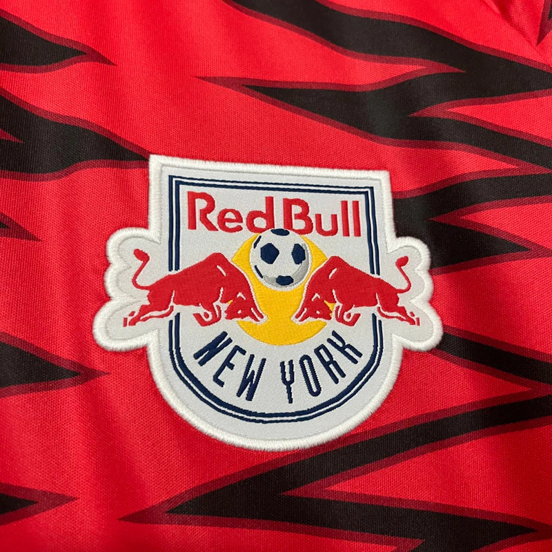 Camisa New York Red Bulls 24/25 Away Adidas Torcedor - Vermelha