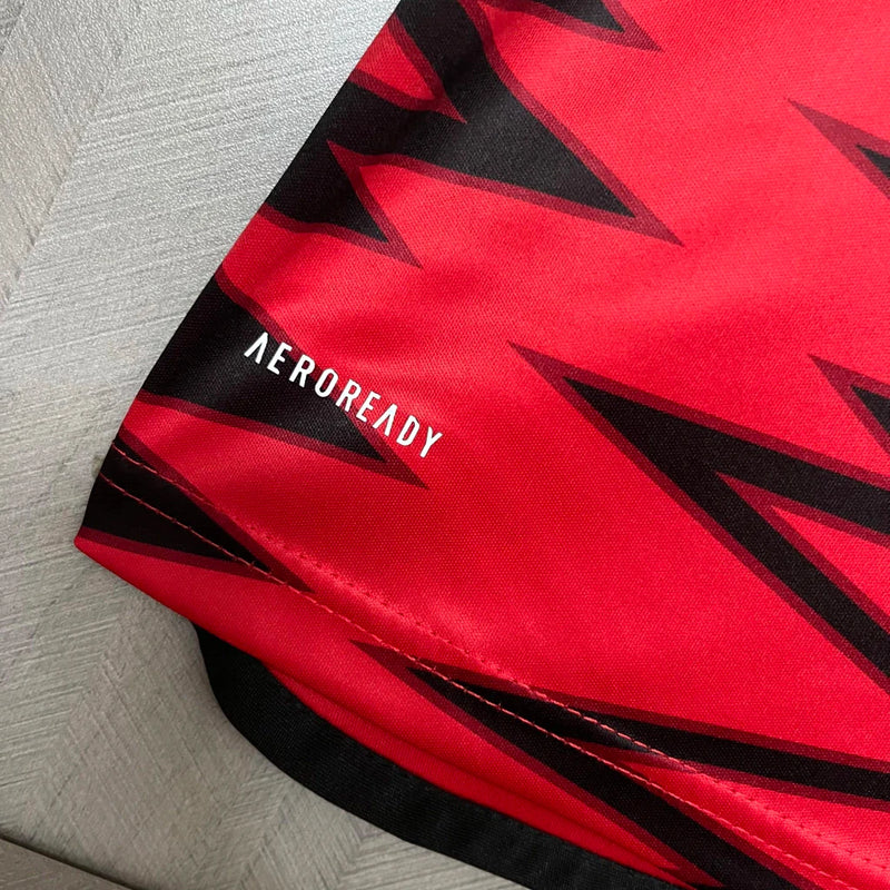 Camisa New York Red Bulls 24/25 Away Adidas Torcedor - Vermelha