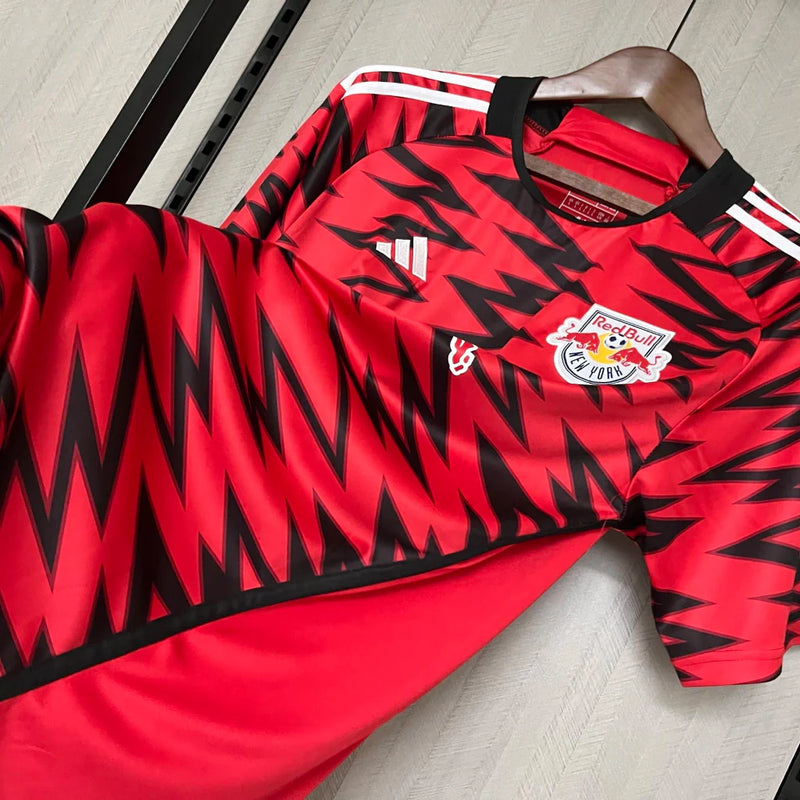Camisa New York Red Bulls 24/25 Away Adidas Torcedor - Vermelha
