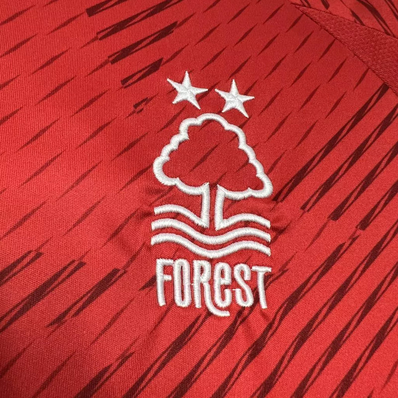 Camisa Nottingham Forrest Home 24/25 Adidas Masculino Torcedor - Vermelha