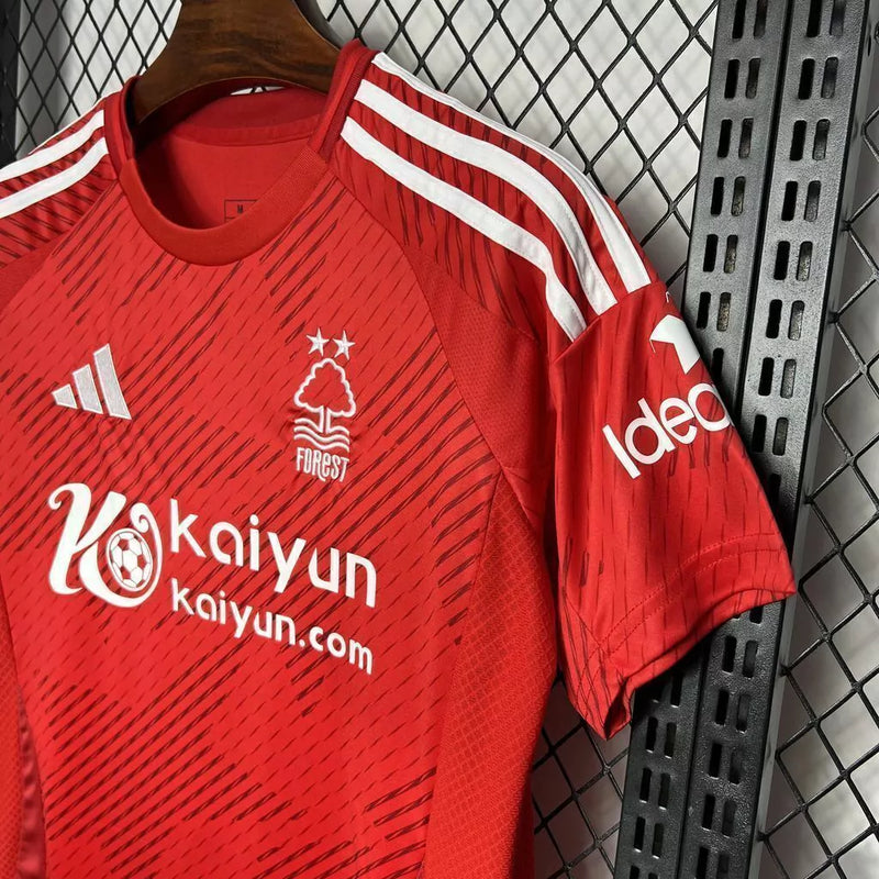 Camisa Nottingham Forrest Home 24/25 Adidas Masculino Torcedor - Vermelha