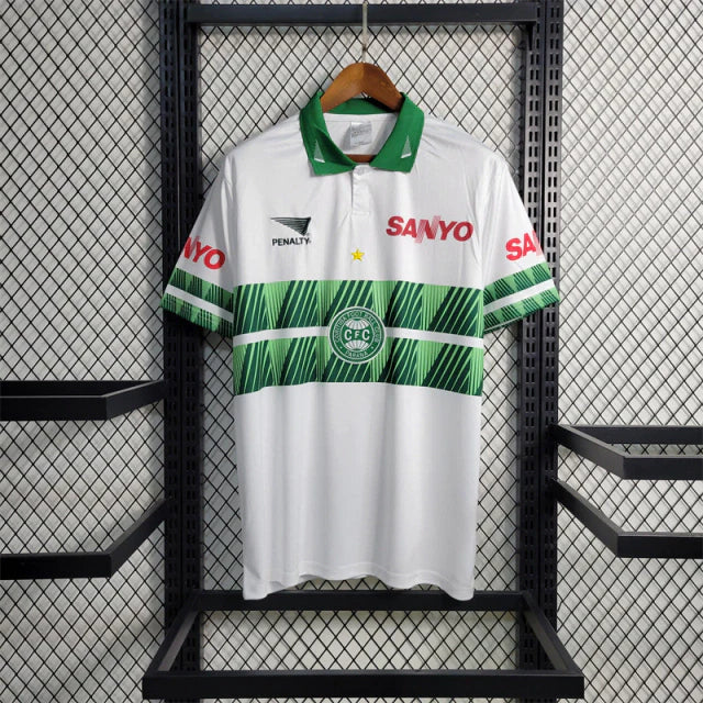 Camisa Coritiba 1997 Penalty Torcedor - Branca e Verde
