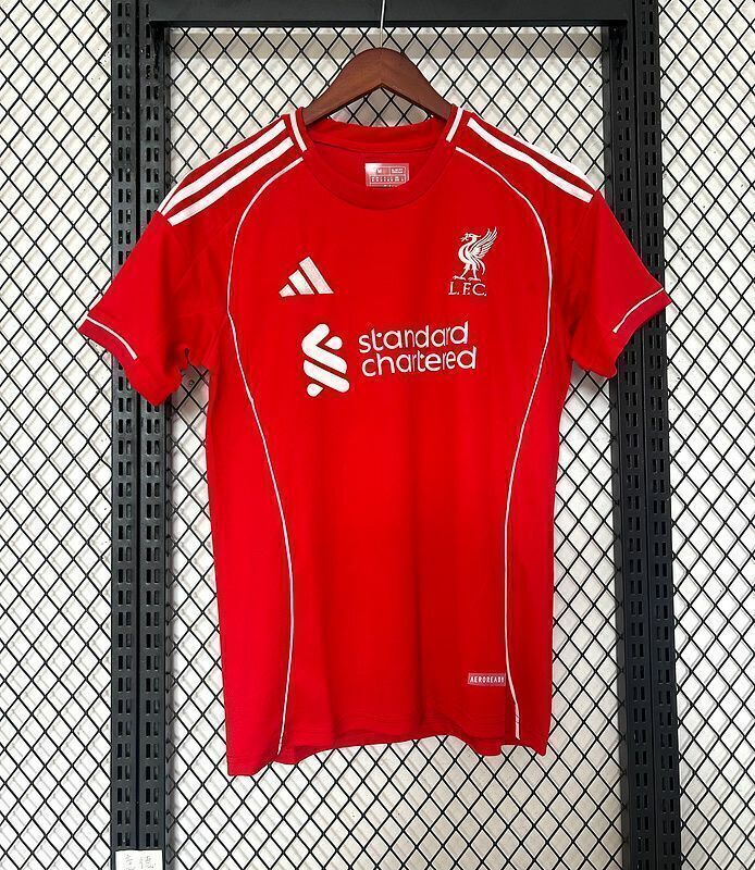 Camisa Liverpool Home 25/26 s/n° Torcedor Masculino - Vermelho