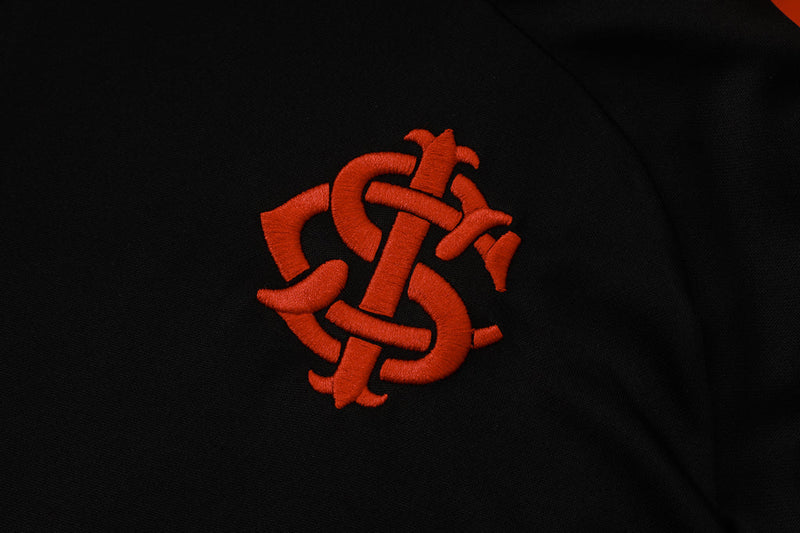 Conjunto de Treino Internacional 24/25 Preto e Vermelho - Adidas
