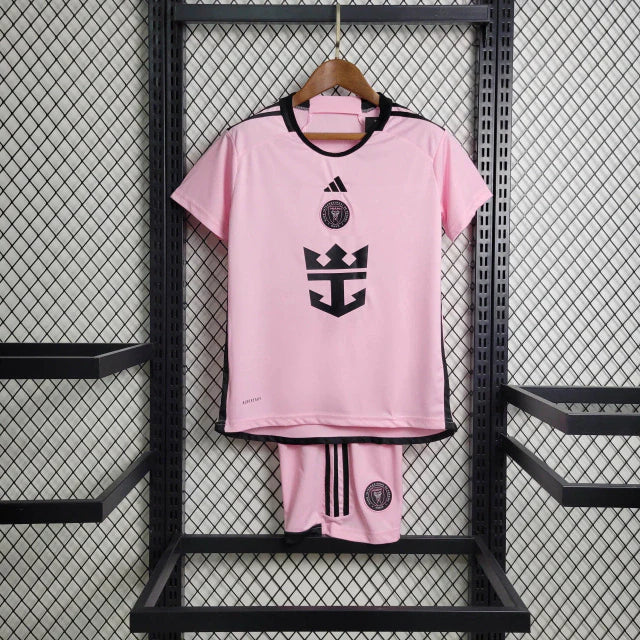 Kit Infantil Inter Miami Home 24/25 - Adidas - Rosa