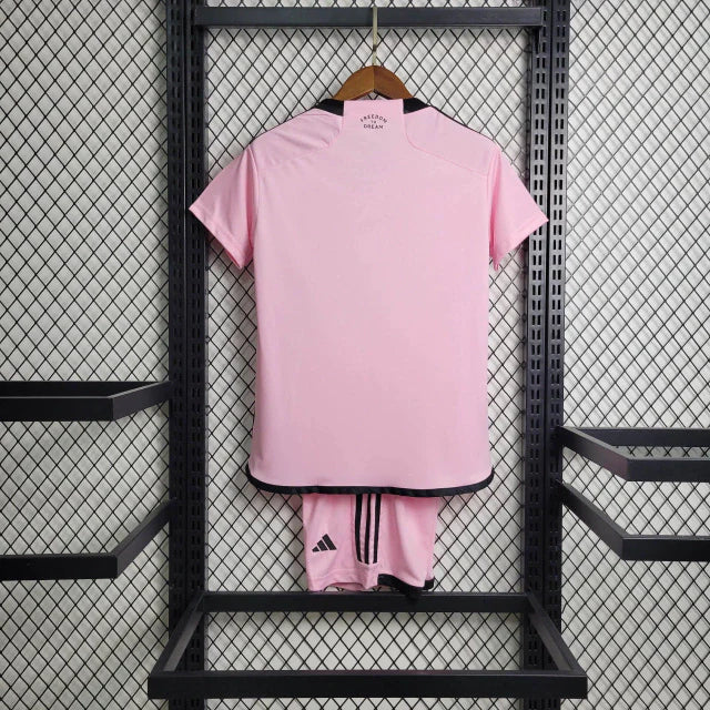 Kit Infantil Inter Miami Home 24/25 - Adidas - Rosa