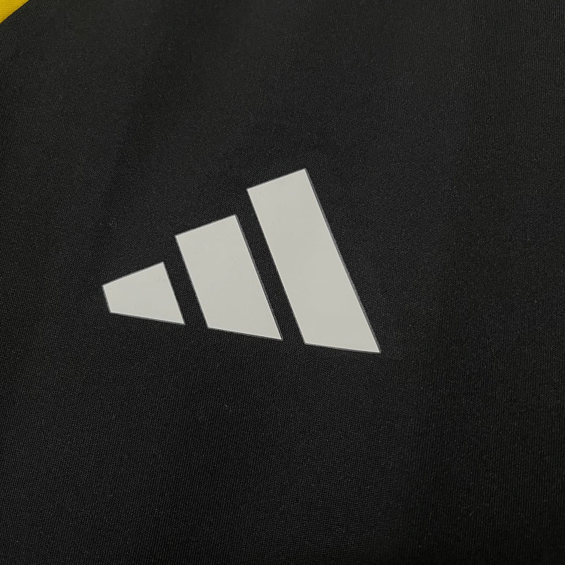 Camisa Atletico Mineiro Treino Tiro 24 Adidas Torcedor - Preta e Amarela