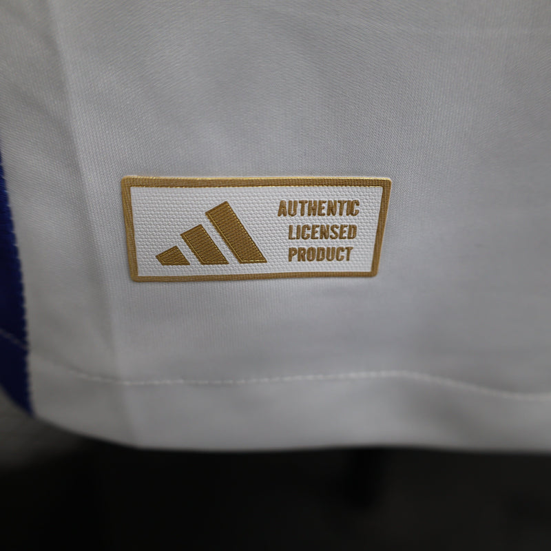 Camisa Boca Juniors Away 2024/25 Jogador Adidas Masculino com Patch - Branca, Azul e Amarela