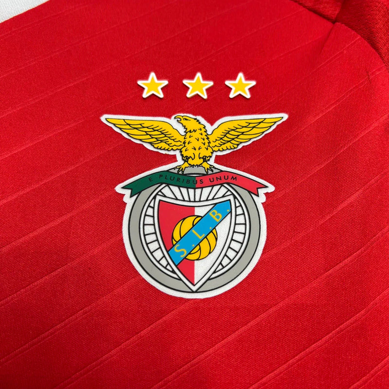 Camisa Benfica Home 24/25 Adidas Torcedor Masculino - Vermelho